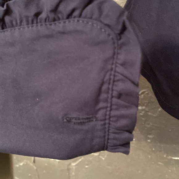 Kenar Long Sleeve french cuff Slate Blue cotton/spandex button front shirt - Picture 7 of 7